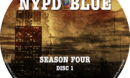 NYPD Blue - Season 4 (1996) R1 Custom Labels