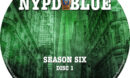 NYPD Blue - Season 6 (1998) R1 Custom Labels