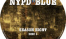 NYPD Blue - Season 8 (2001) R1 Custom Labels