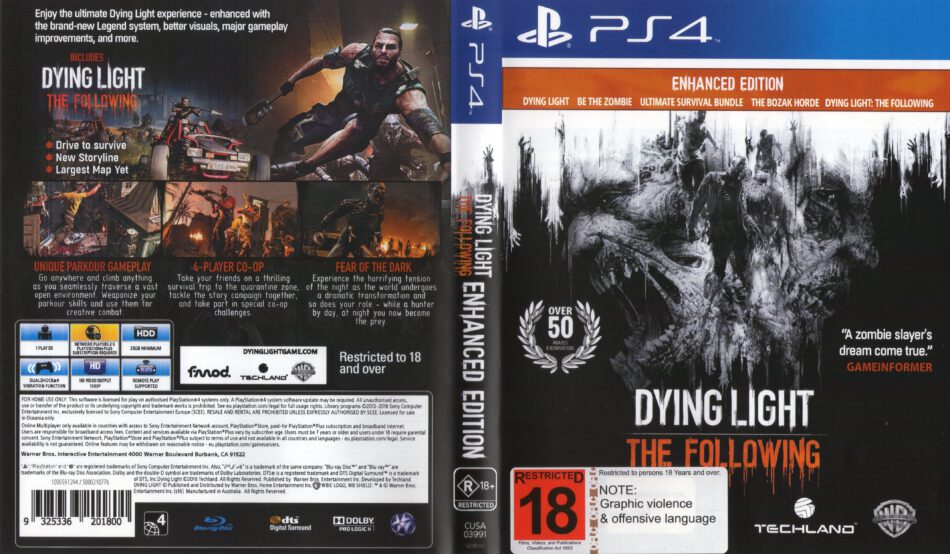 dying light ps4 following
