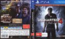 Uncharted 4: A Thief's End (2016) PAL PS4 Cover & label