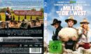 A Million Ways To Die In The West (2014) R2 German Blu-Ray Cover & Label