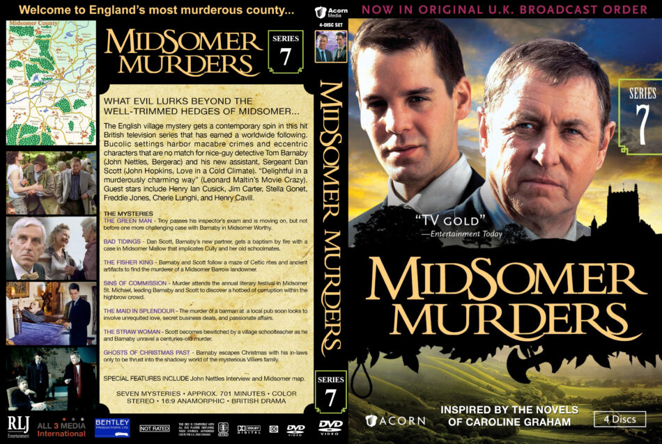 Midsomer Murders - Series 7 Dvd Cover (2003) R1 Custom