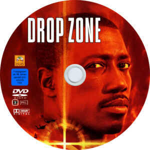 Drop Zone dvd cover & label (1994) R2 German