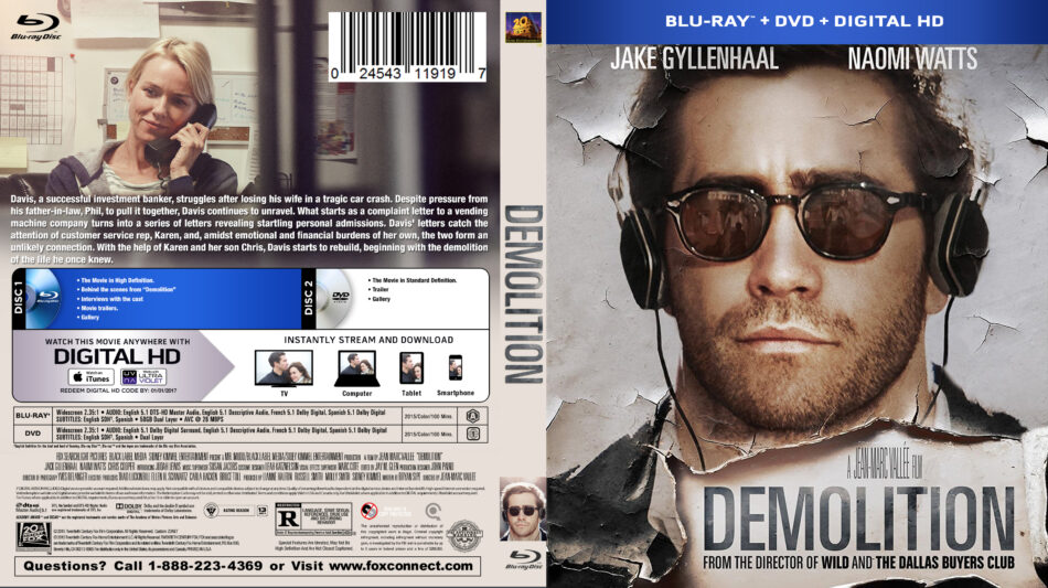 Demolition перевод. Разрушение 2015. Blu ray Cover. Demolition (2016) DVD.