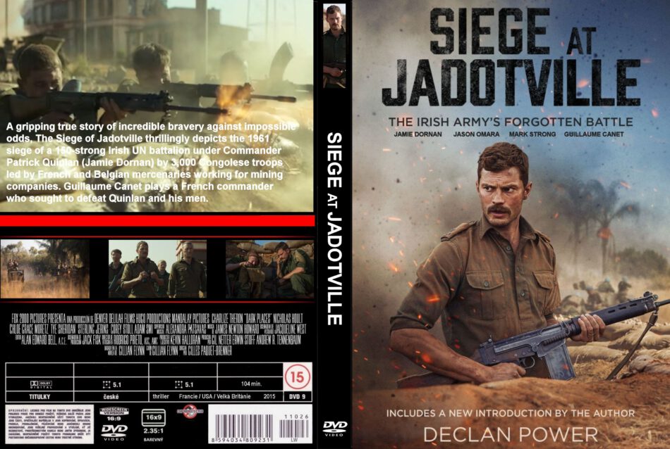 Siege of Jadotville dvd cover & label (2016) R0 CUSTOM