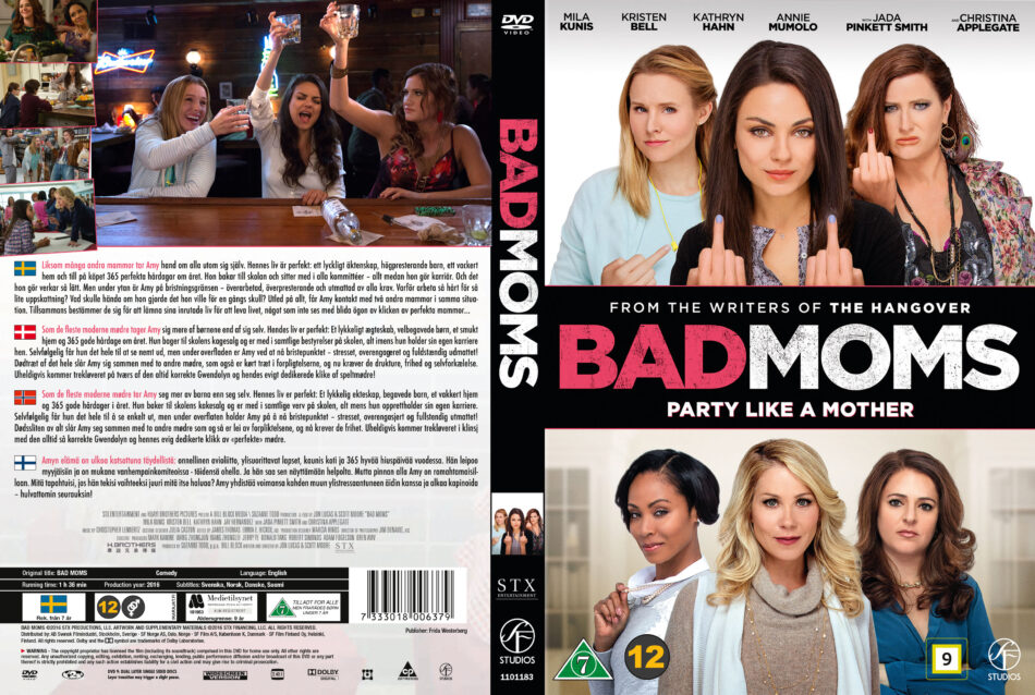 Bad Moms Dvd Cover 2016 R2 Nordic