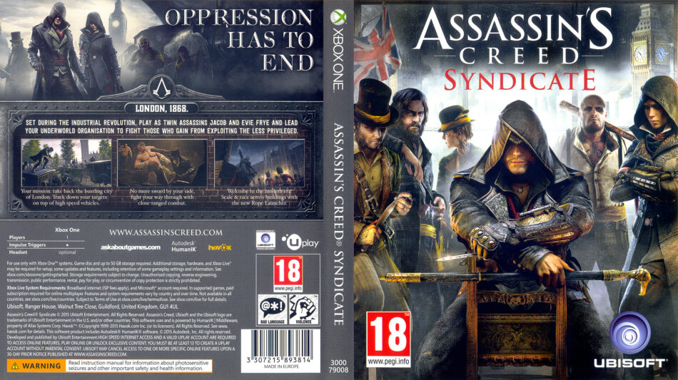 assassin's creed syndicate xbox 360