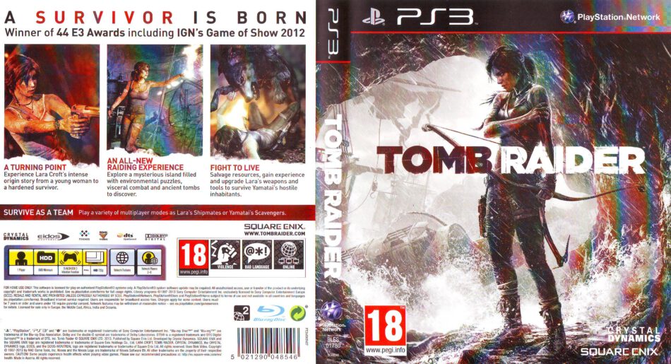 Tomb Raider Dvd Cover Label 13 Ps3 German