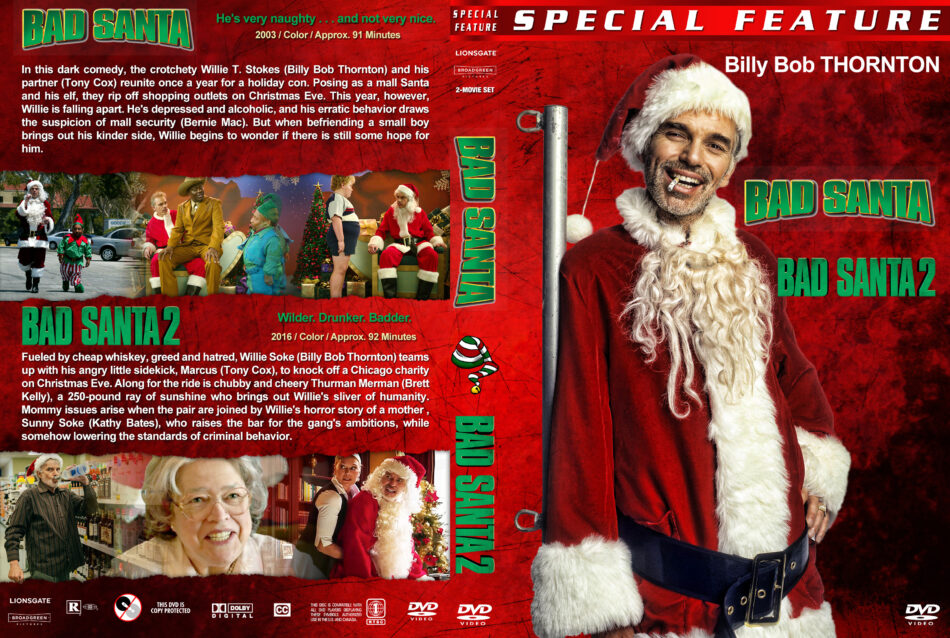 Bad Santa Collection dvd cover (2003-2016) R1 Custom