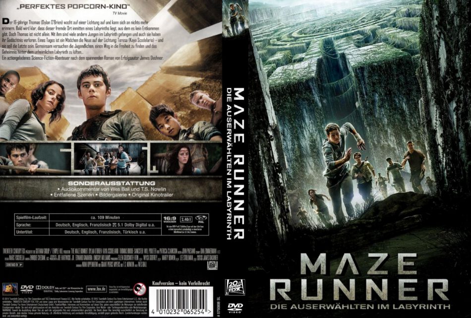 maze runner dvd cover