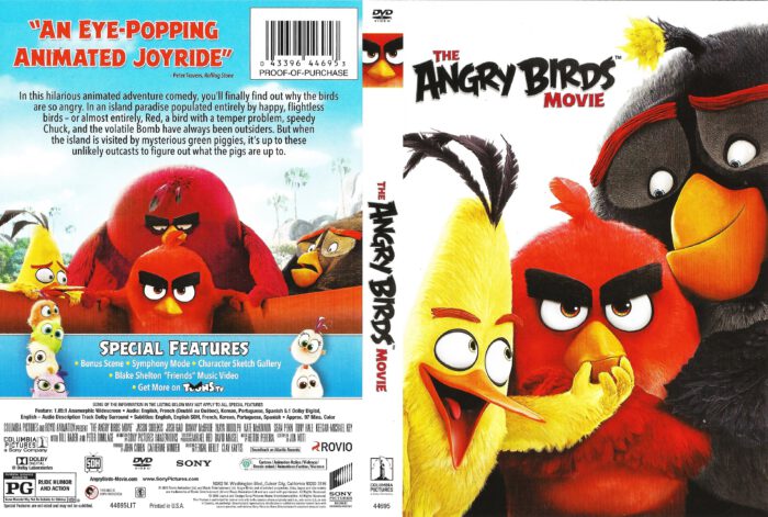 The Angry Birds Movie dvd cover (2016) R1