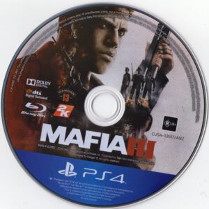 Mafia III dvd cover & label (2016) PAL English PS4