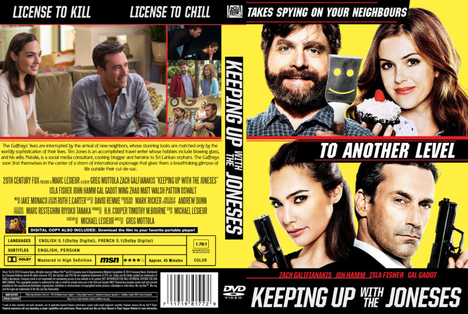 Keeping Up With The Joneses Dvd Cover 2016 R0 Custom