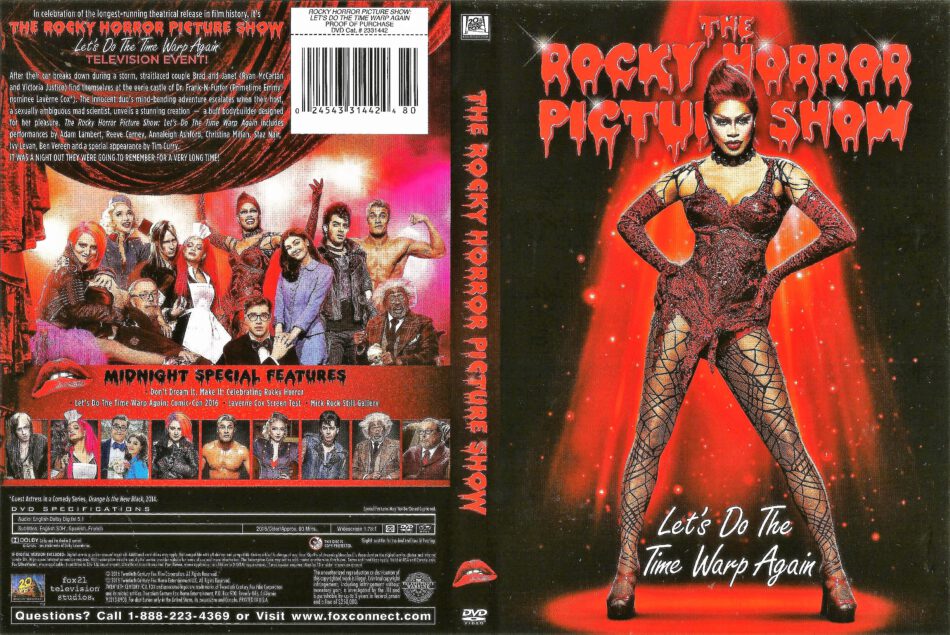 The Rocky Horror Picture Show Lets Do The Time Warp Again Dvd Cover 2016 R1