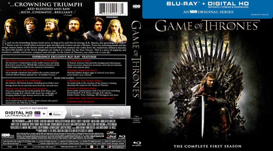Game Of Thrones: Season (Blu-ray) | lupon.gov.ph