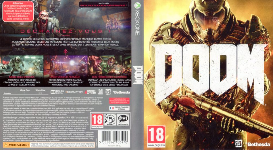doom 2016 xbox one