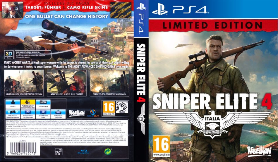 sniper elite 4 deluxe edition ps4