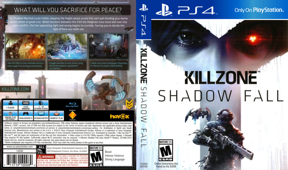 download free killzone shadow fall xbox