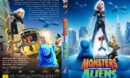 Monsters vs Aliens (2009) R2 GERMAN Custom DVD Cover