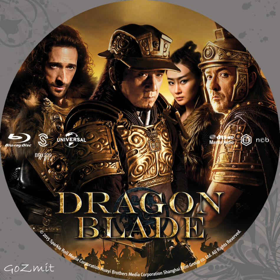 Dragon Blade blu-ray cover & custom label (2015) R2 Nordic