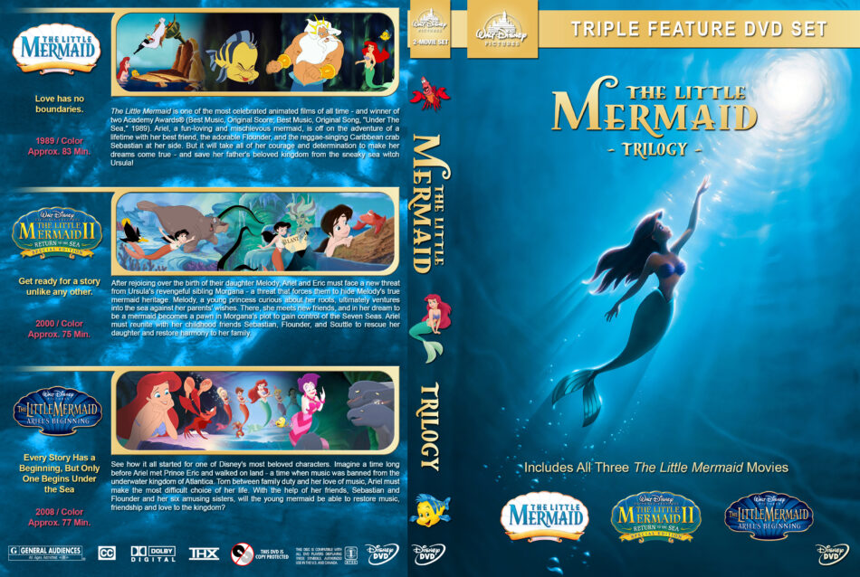 Little Mermaid Original DVD Cover