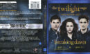 The Twilight Saga: Breaking Dawn Parts 1 and 2 (2013) R1 Blu-Ray Cover & Labels