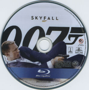 James Bond: Skyfall blu-ray cover & labels (2012) R1