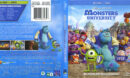Monsters University (2013) R1 Blu-Ray Cover & Labels
