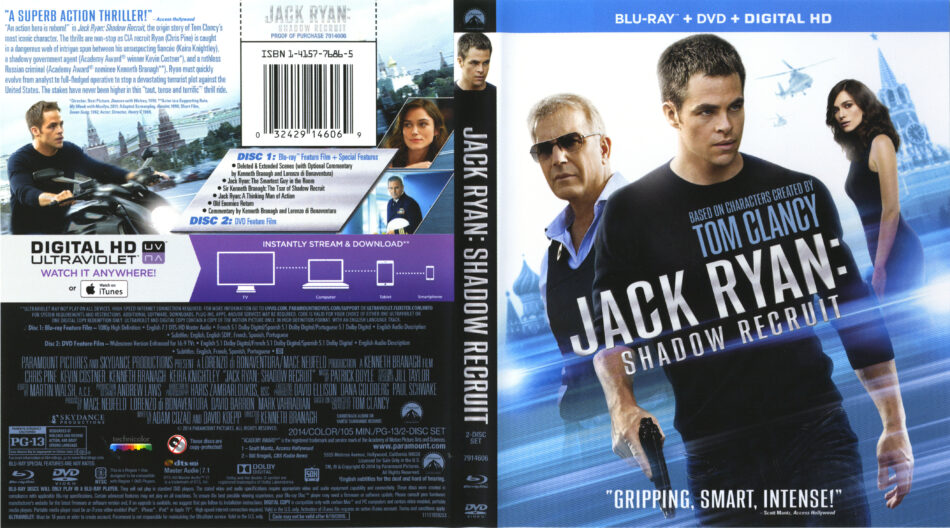 Jack Ryan: Shadow Recruit (2013) [Blu-ray / 4K Ultra HD + Blu-ray