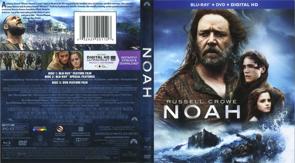 Ной 3 д. Noah 2014. Blu ray Cover. Ной (DVD).