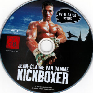 Kickboxer Blu-ray Cover & Label (1989) R2 German