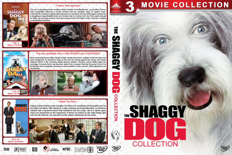 The Shaggy Dog Collection Dvd Cover 1959 2006 R1 Custom