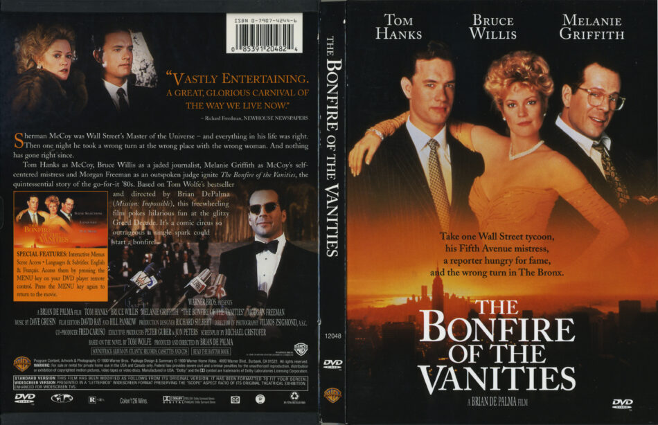 9686 The Bonfire Of The Vanities 1990 Alexs 10 Word Movie Reviews