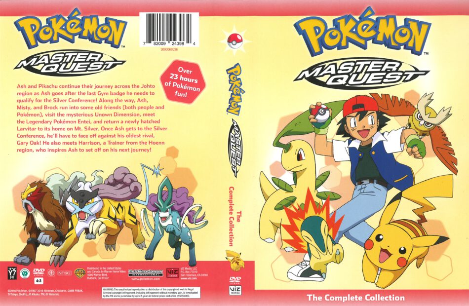 Pokemon Master Quest dvd cover (2016) R1