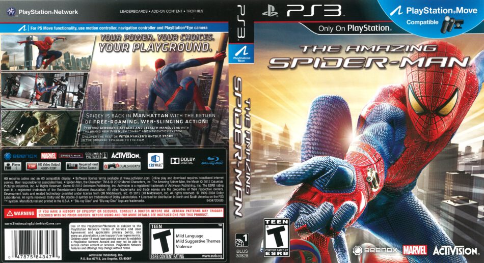 The Amazing Spiderman (PS3) (UK)
