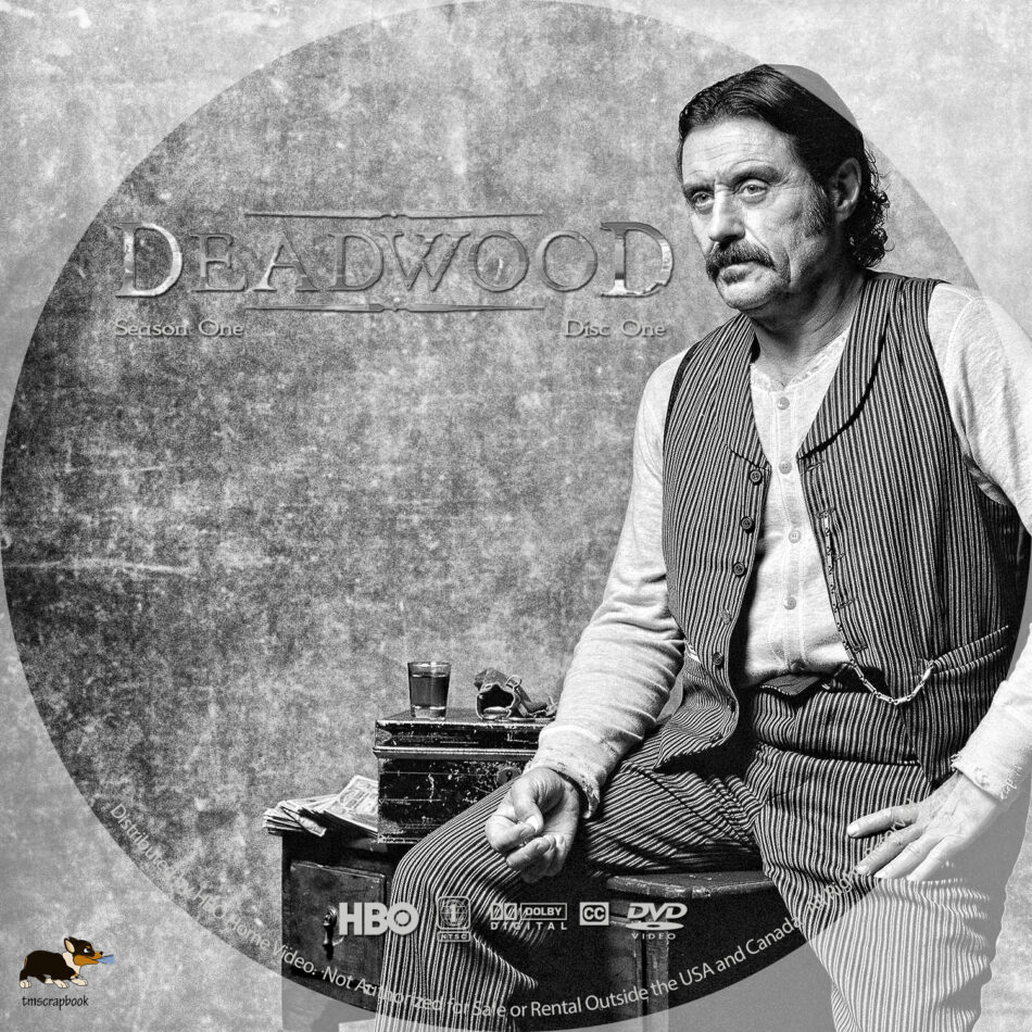 Deadwood Season 1 dvd labels (2004) R1 Custom