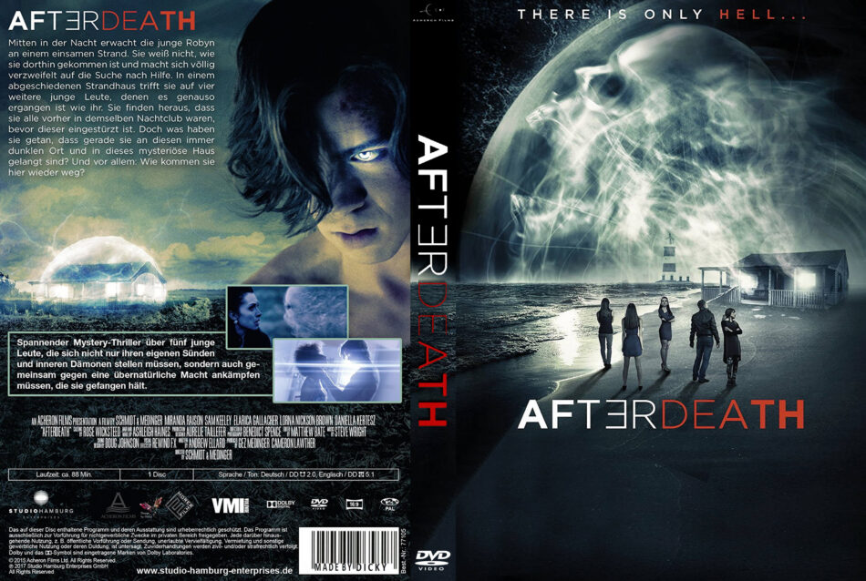 AfterDeath dvd cover & label (2015) R2 German Custom