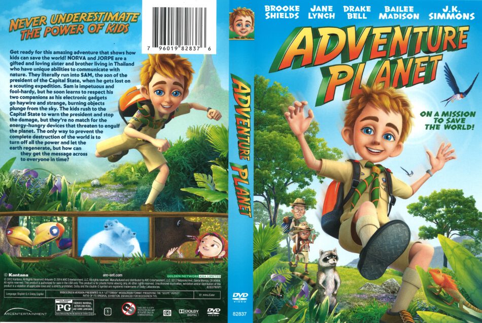Adventure Planet dvd cover (2012) R1