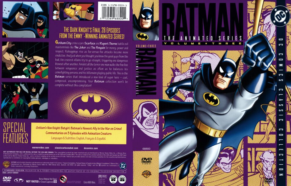 Batman The Animated Series DVD Cover