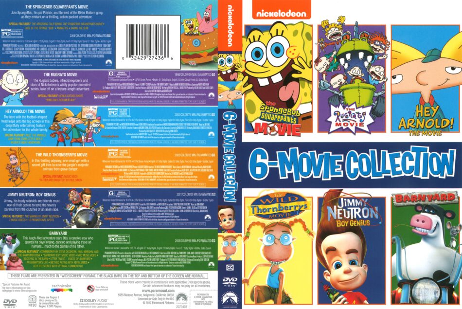 Paramount Nickelodeon Movies DVD Collection