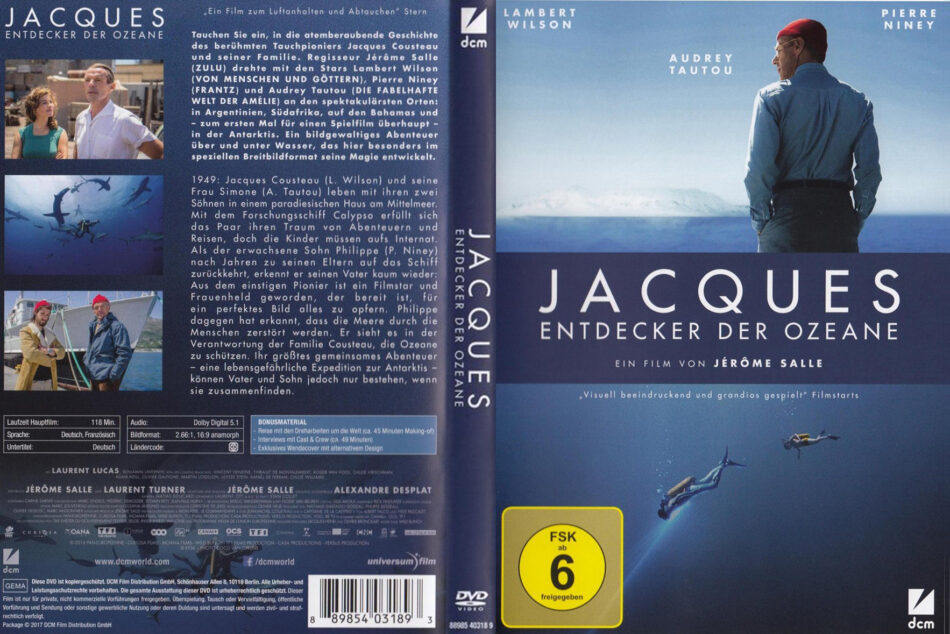 Jacques Entdecker Der Ozeane Dvd Cover 2017 R2 German