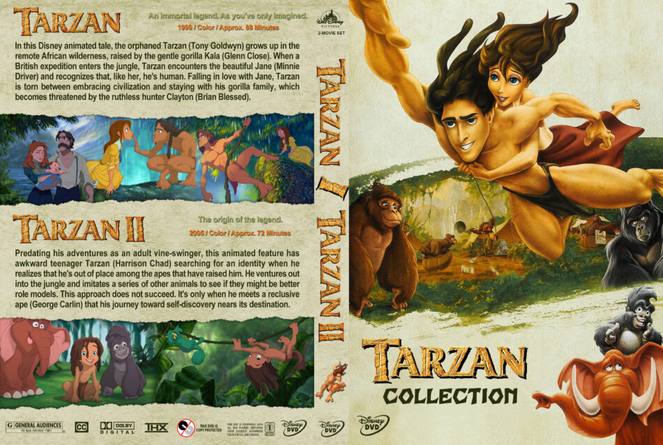 Tarzan Collection Dvd Cover 1999 2005 R1 Custom V2