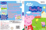 Peppa Pig: The Game (2009) Pal Wii DVD Cover & Label