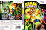 Crash Bandicoot: Mind Over Mutant (2008) Pal Wii DVD Cover & Label