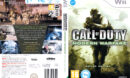 Call of Duty: Modern Warfare - Reflex (2009) Pal Wii DVD cover & label