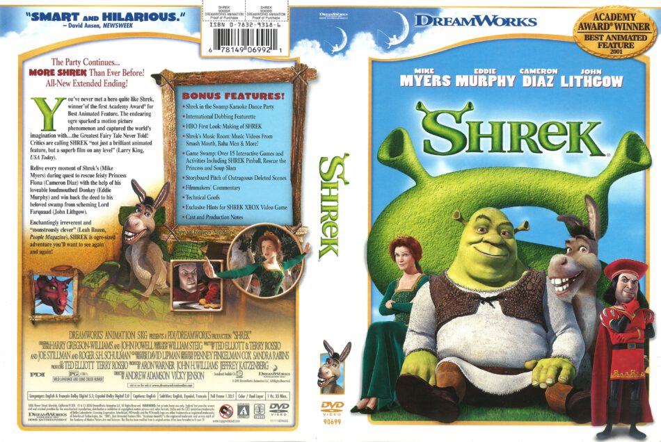 Shrek dvd cover (2006) R1