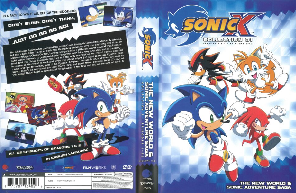 Sonic X Collection 1 Dvd Cover 16 R1
