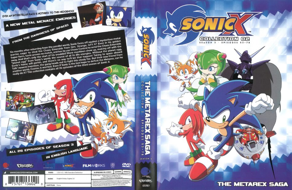 Sonic X Collection 2 Dvd Cover 16 R1