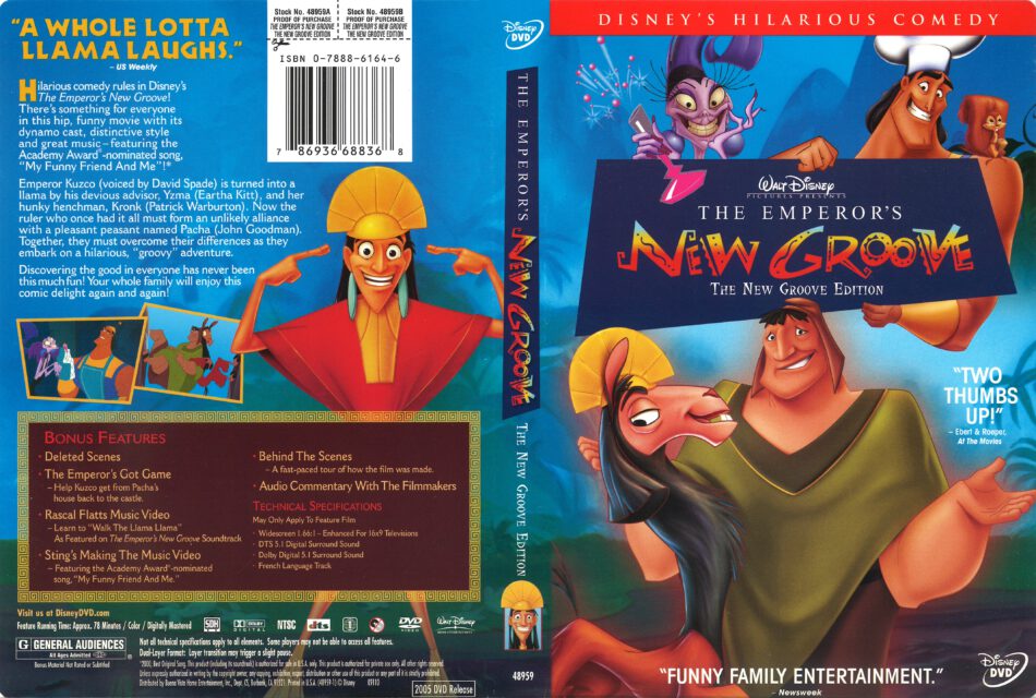The Emperor's New Groove (2005) R1 DVD Cover 